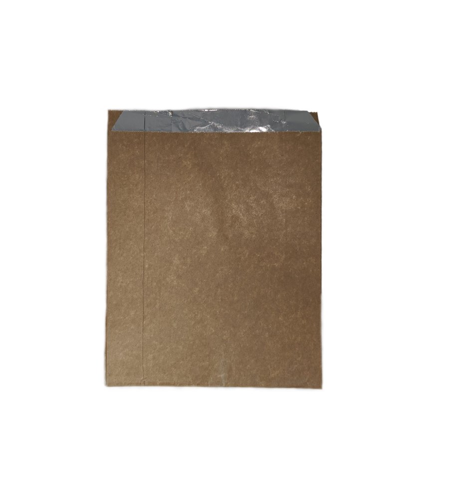 Plain Brown Small Foil Chicken Bag 250pc/pack 200x165x55mm